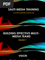 Sauti 2024 - How To Build Effective Media Teams