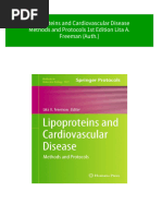 Get Lipoproteins and Cardiovascular Disease Methods and Protocols 1st Edition Lita A. Freeman (Auth.) Free All Chapters