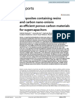 Composites Containing Resins and Carbon Nano Onions As Efficient Porous Carbon Materials For Supercapacitors