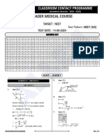 NEET-Leader - Phase - 3 & 4 - Minor Test - 2 - 14.08.2024 - Key & Solutions - F1