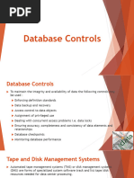 Database Controls