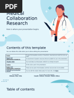 Medical Collaboration Research by Slidesgo