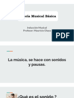 Música, Expresión Y Movimiento: Teoría Musical Básica