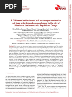 A GIS Based Estimation of Soil Erosion P