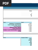 GATE Sheet