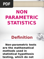 Non Parametric Test Methods Final