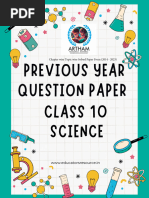 Class 10 Science CBSE PYQ Chapter Wise Topic Wise