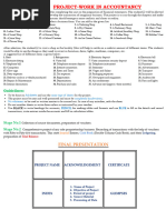 Accountancy Project - Xi