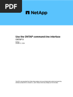 NetApp ONTAP9 Use - The - ONTAP - Command - Line - Interface