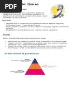 Cómo Realizar Una Planificación