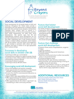 Beyond Crayons Info Sheet Social Development