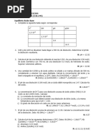 Guía de Ejercicios Equilibrio Ácido Base