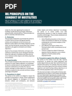 IHL Principles Conduct of Hostilities