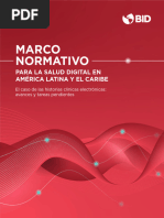 Marco Normativo para La Salud Digital en America Latina y El Caribe El Caso de Las Historias Clinicas Electronicas Avances y Tareas Pendientes