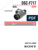 Sony DSC-F717 Service Manual Level 1