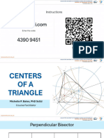 Centers of A Triangle