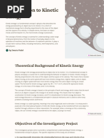 Introduction To Kinetic Energy