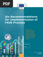 EOSC - Six Recommendations For Implementation of FAIR Practice