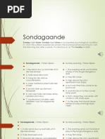 Sondagaande