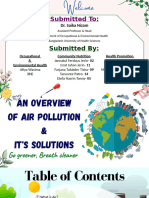 Presentation On Air Pollution - Fall-22-2