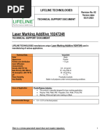 Laser Marking Additive 10247248 - TDS