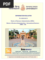 IM-BHU Information Bulletin 2025-27