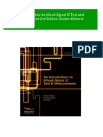 Instant Ebooks Textbook An Introduction To Mixed Signal IC Test and Measurement 2nd Edition Gordon Roberts Download All Chapters