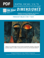 37 Dimensiones - Balak 5784 - Edición 126