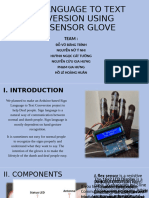 Sign Language To Text Conversion Using Flex Sensor