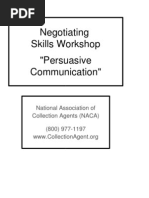 Negotiating Skills Workshop Presentation