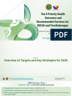 DPCB Presentation of The 8 PHO Specific To BUCAS and PuroKalusugan