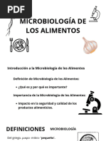 MICRO DE ALIMENTOS Generalidades