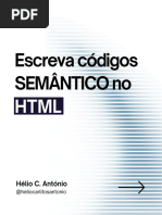 Códigos HTML Semântico