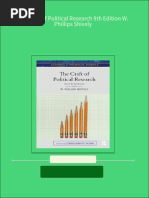 The Craft of Political Research 9th Edition W. Phillips Shively 2024 Scribd Download