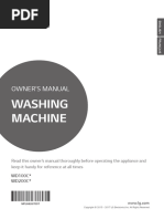 LG Pedastal Washer WD200CV Owners Manual