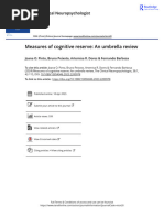 Measures of Cognitive Reserve An Umbrella Review