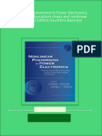 Nonlinear Phenomena in Power Electronics Attractors Bifurcations Chaos and Nonlinear Control 1st Edition Soumitro Banerjee