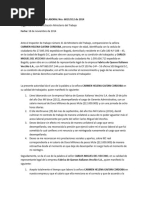 Acta de Conciliacion Laboral