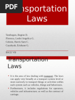 Transportation Laws