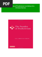 The Paradox of Predictivism 1st Edition Eric Christian Barnes All Chapter Instant Download