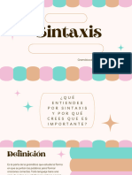 Sintaxis