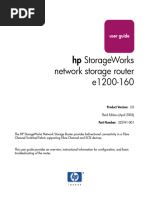 Network Storage Router E1200 160 User Guide