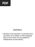 Abortion