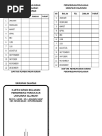 Daftar Pembayaran Iuran