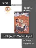 1-Ārambha - 6-Nak Atra - 1-Nak Atra Moon Signs