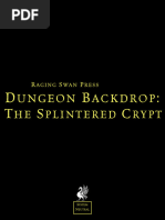 Dungeon Backdrop - Splintered Crypt