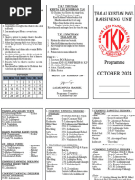 Programme October