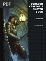 PRG-003 Dungeon Crafter's Sketch Book (Square Edition)