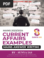 Current Affairs Example Sunya @upsc - Test - 2024