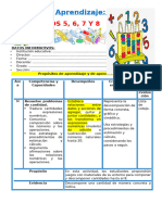 Sesión Día 2 Mat Formamos 5, 6, 7 y 8